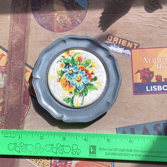 ⚜️ Cradle Pewter Ornament Girl & Baby Doll 1994 Rare - Picture 5 of 16